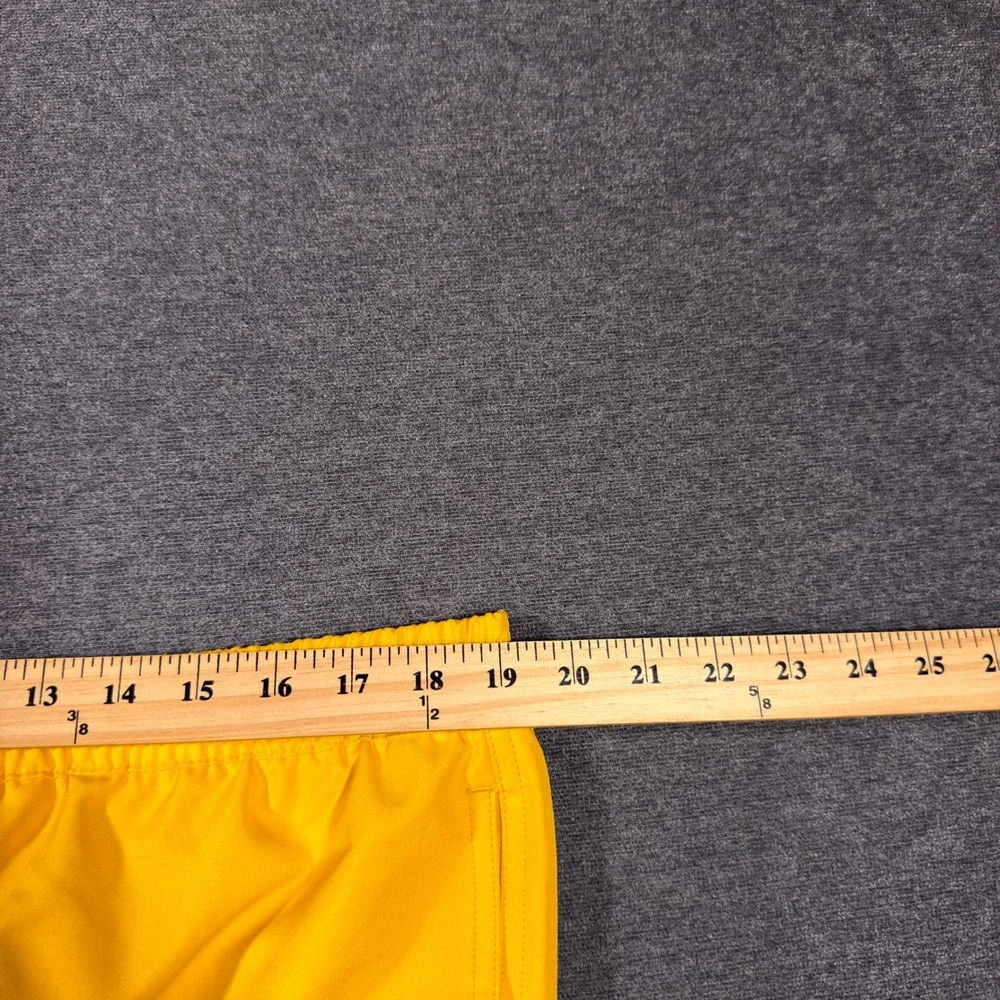 Outerknown Swim Trunks Men XL Yellow Unlined Quick Dry Board Shorts Pocket Beach